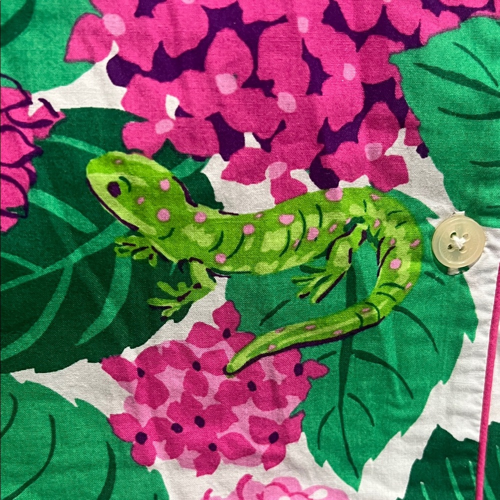 Printfresh Green and Pink Floral Shirt - Picture 13 of 15
